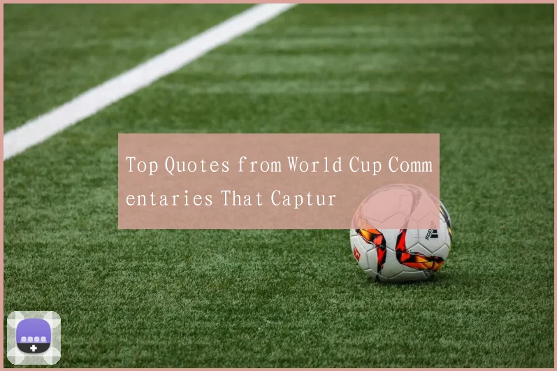 Top Quotes from World Cup Commentaries That Captur